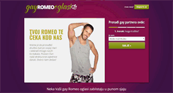 Desktop Screenshot of gayromeooglasi.com