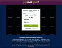 Tablet Screenshot of gayromeooglasi.com